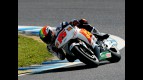 Alex de Angelis in action in Motegi