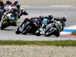 Randy de Puniet riding ahead of MogoGP group in Assen