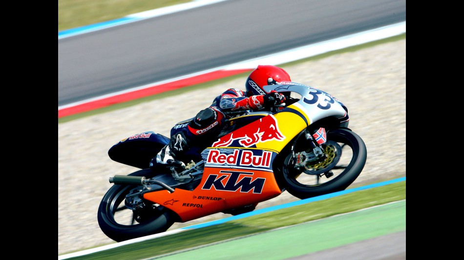 Red Bull MotoGP Sturla Fagerhaug in action