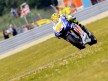 Valentino Rossi ina ction in Assen