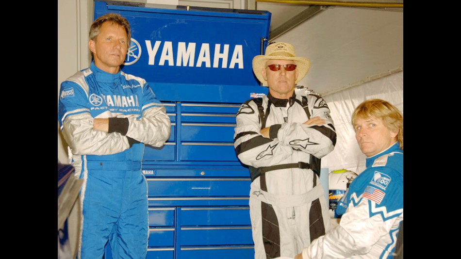 MotoGP Legends Lawson, Roberts Snr and Rainey at Laguna Seca