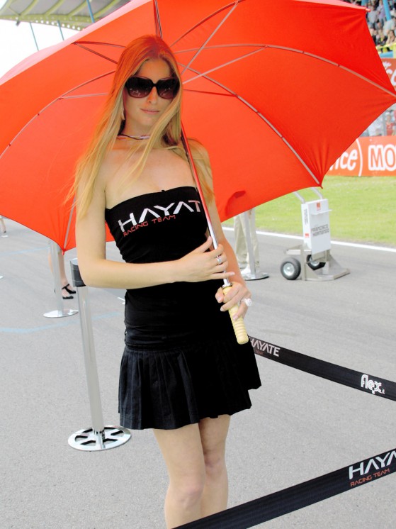Paddock girl in Assen
