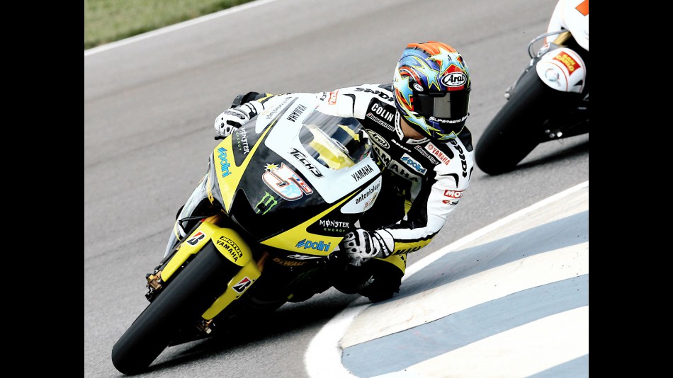 Colin Edwards in action in Indianapolis