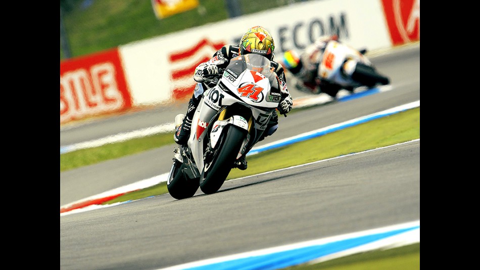 Gabor Talmacsi on track