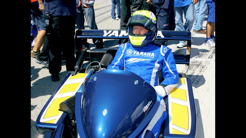 MotoGP Legend Kenny Roberts Sr. in SuperKart at Laguna