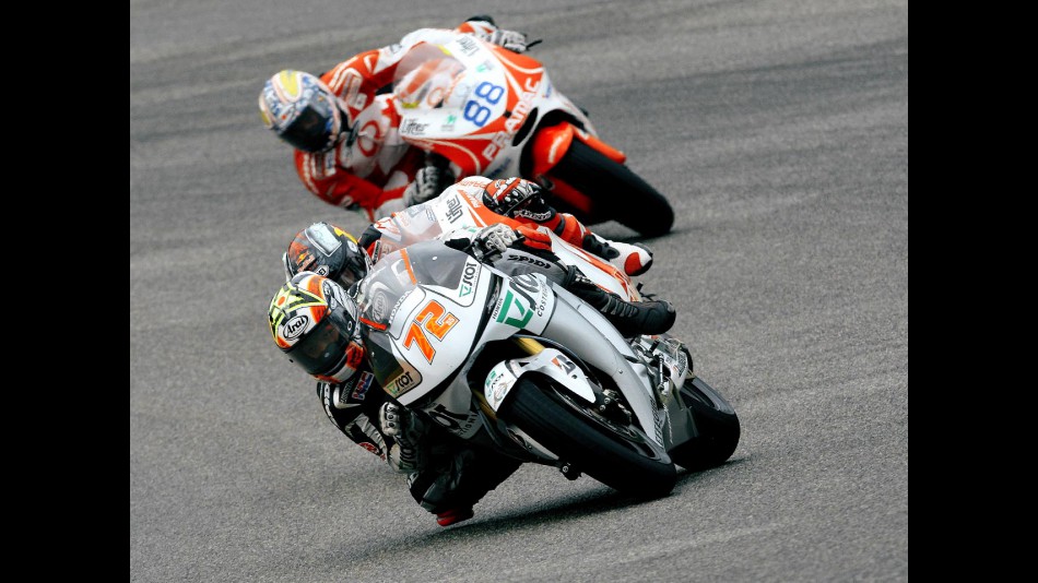 Yuki Takahashi in action in Mugello