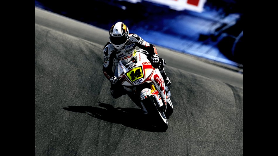 Randy de Puniet in action in Laguna Seca