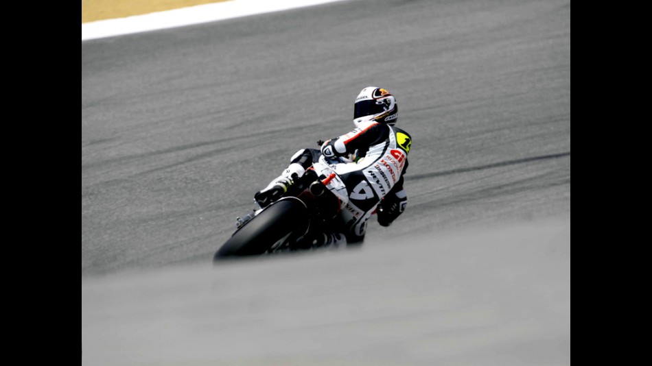 Randy de Puniet in action in Laguna Seca