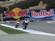 Lorenzo and Elias during the FP1 session at Laguna Seca