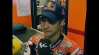 Pedrosa at front of second row