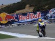Valentino Rossi in action at the Red Bull U.S. Grand Prix