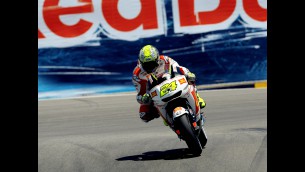 Elías smiling after best result of the year