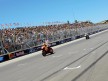 Dani Pedrosa riding ahead of Valentino Rossi at the Red Bull U.S. Grand Prix