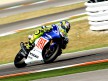 Valentino Rossi in action in Misano