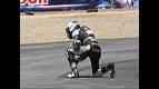 Sete Gibernau crash during race in Laguna Seca