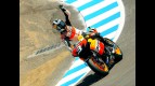 Pedrosa salutes the crowd after winning the Red Bull U.S. Grand Prix