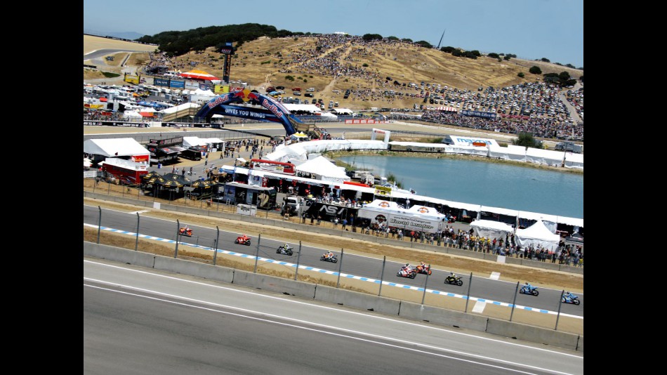 MotoGP Group in action at the Red Bull U.S. Grand Prix