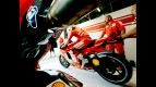 Nicky Hayden leaving the Ducati Marlboro garage