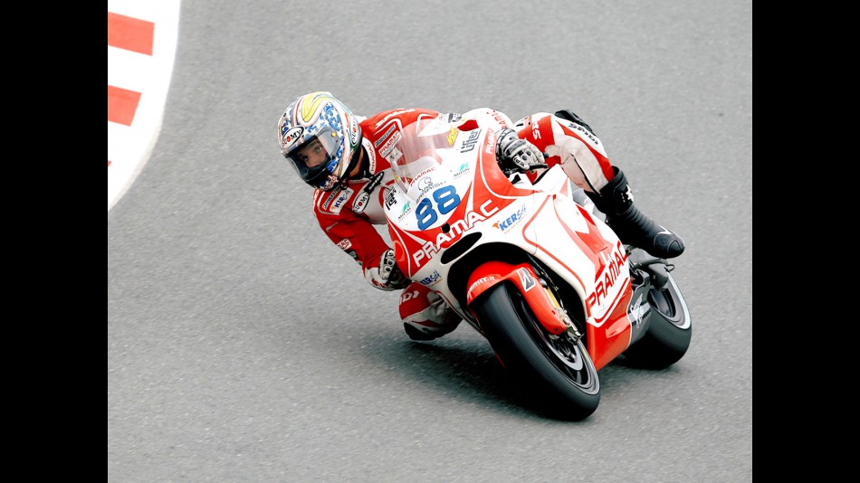 Niccolò Canepa in action in Sachsenring