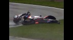 Nicolas Terol crash during QP in Sachsenring