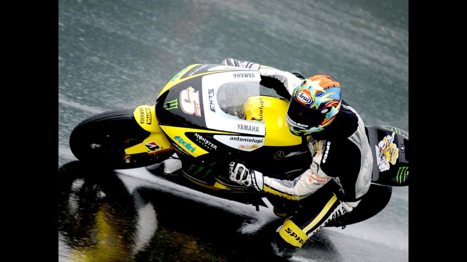 Colin Edwards in action in Sachsenring