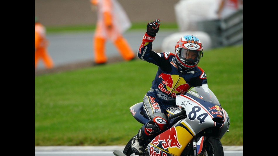 Red Bull MotoGP Rookie Jakub Kornfeil takes victory at the Sachsenring