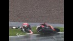 Mattia Pasini crash during QP in Sachsenring