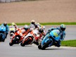 Loris Capirossi riding ahead of MotoGP group in Sachsenring