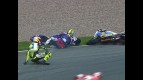 Karel Abraham and Lukas Pesek crash during WUP in Sachsenring