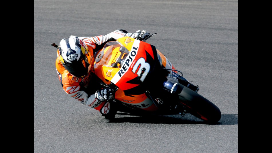 Dani pedrosa on track