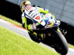 Valentino Rossi in action in Sachsenring