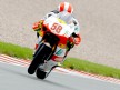 Marco Simoncelli in action in Sachsenring