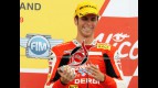 Joan Olivé on the podium in Sachsenring