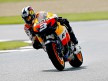 Dani Pedrosa in action in Donington