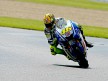 Valentino Rossi in action in Donington