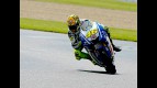 Valentino Rossi in action in Donington
