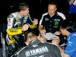 James Toseland in the Tech 3 garage