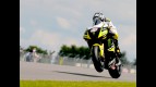 Colin Edwards in action in Donington