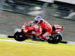 Nicky Hayden in aciton in Donington