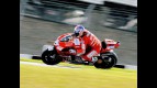 Nicky Hayden in aciton in Donington