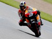 Dani Pedrosa in action in Donington