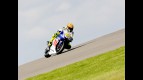 Valentino Rossi in action in Donington