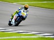 Valentino Rossi in action in Donington