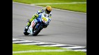Valentino Rossi in action in Donington