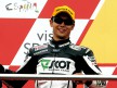 Hiroshi Aoyama on the podium at Donington