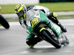 Andrea Iannone in action in Donington