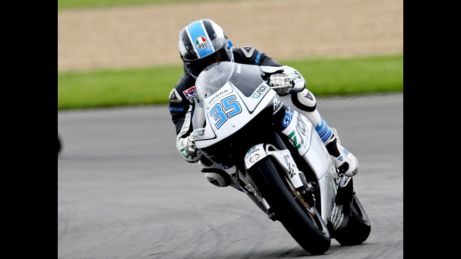Raffaele de Rosa in action in Donington