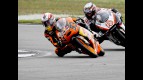 Marc Márquez in action in Donington