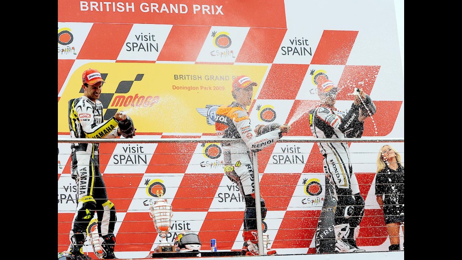 MotoGP Podium at Donington Park