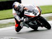 Luis Salom in action during FP1 in Donington